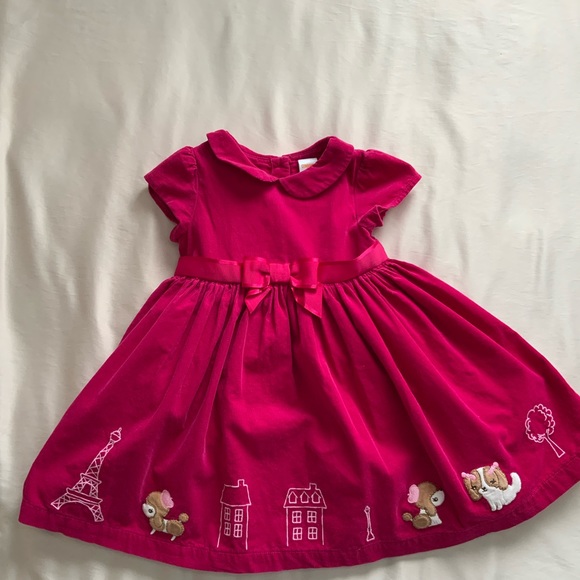 Gymboree Other - Gymboree Corduroy Eiffel Tower Dress